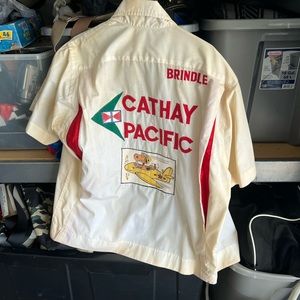 Vintage coast guard embroidered shirt 1950s or earlier